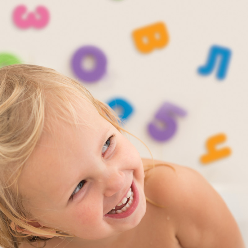 Детский набор для ванны "ЦИФРЫ", цифры от 0 до 9, 5*8 см (408-062)